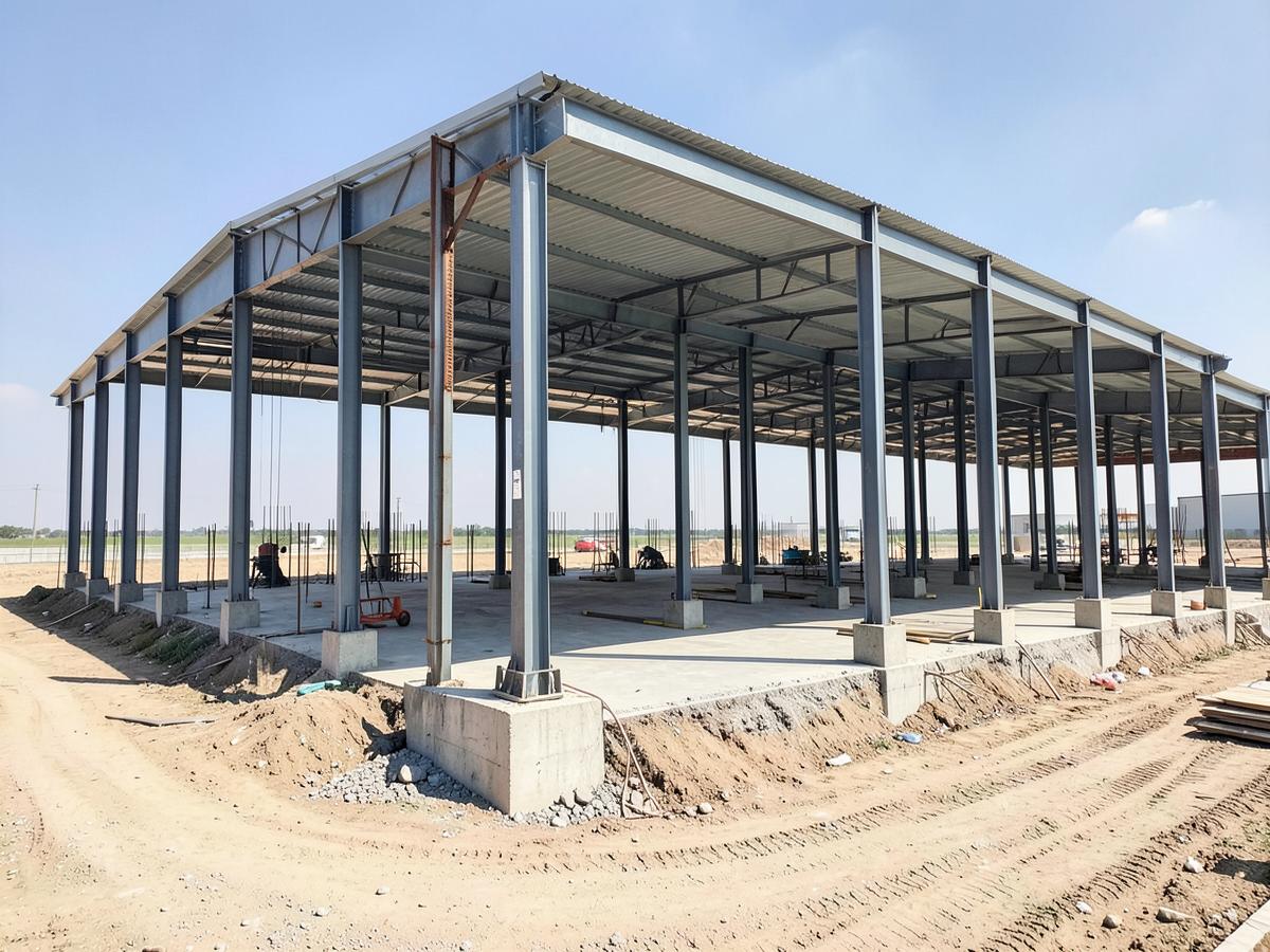 Industrial project built with RHL steel